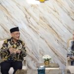 Menteri Haji dan Umrah Republik Indonesia, bertemu Gubernur Maluku Utara Sherly Tjoanda Laos. Foto (Istimewa)
